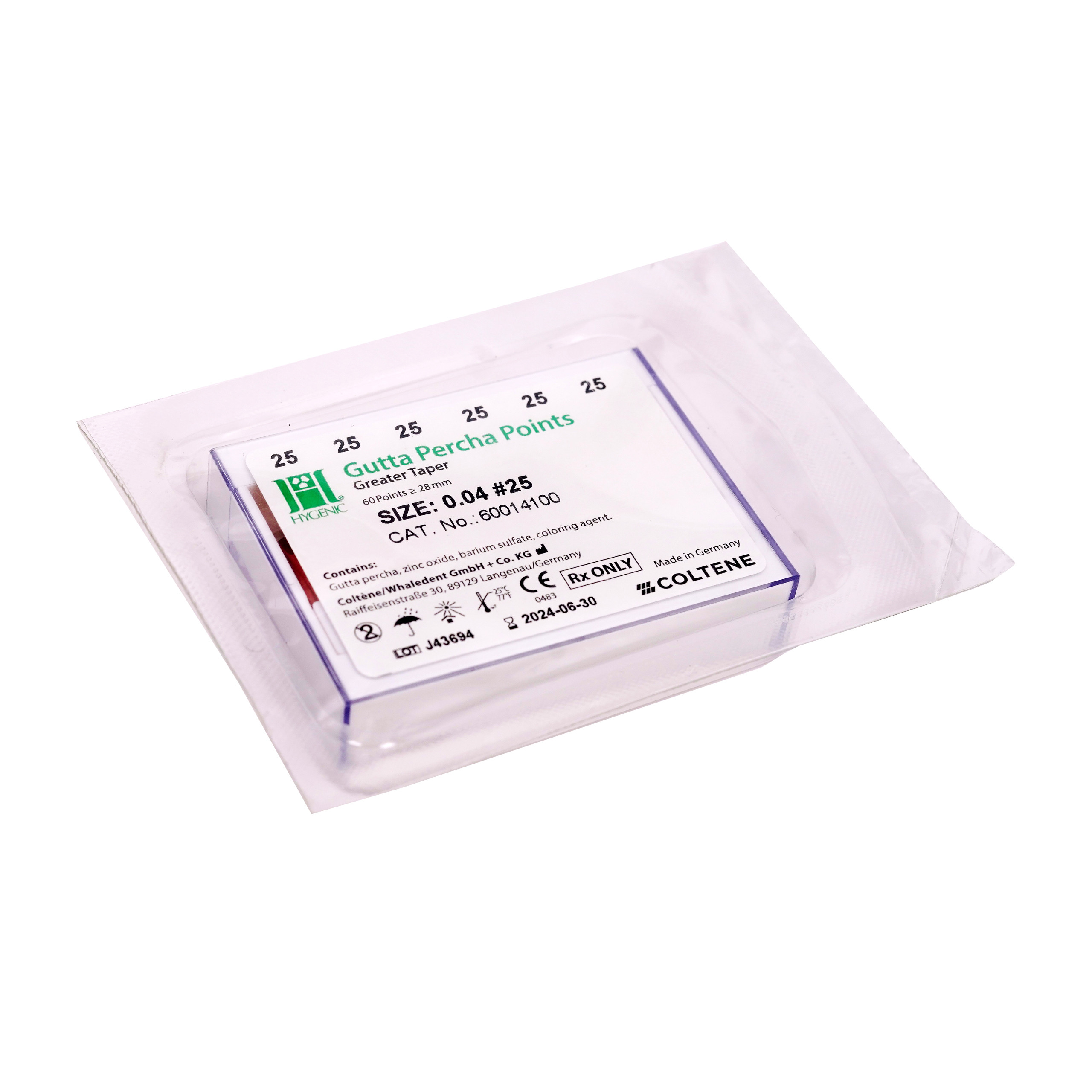 Coltene Gutta Percha Points #25/ 04